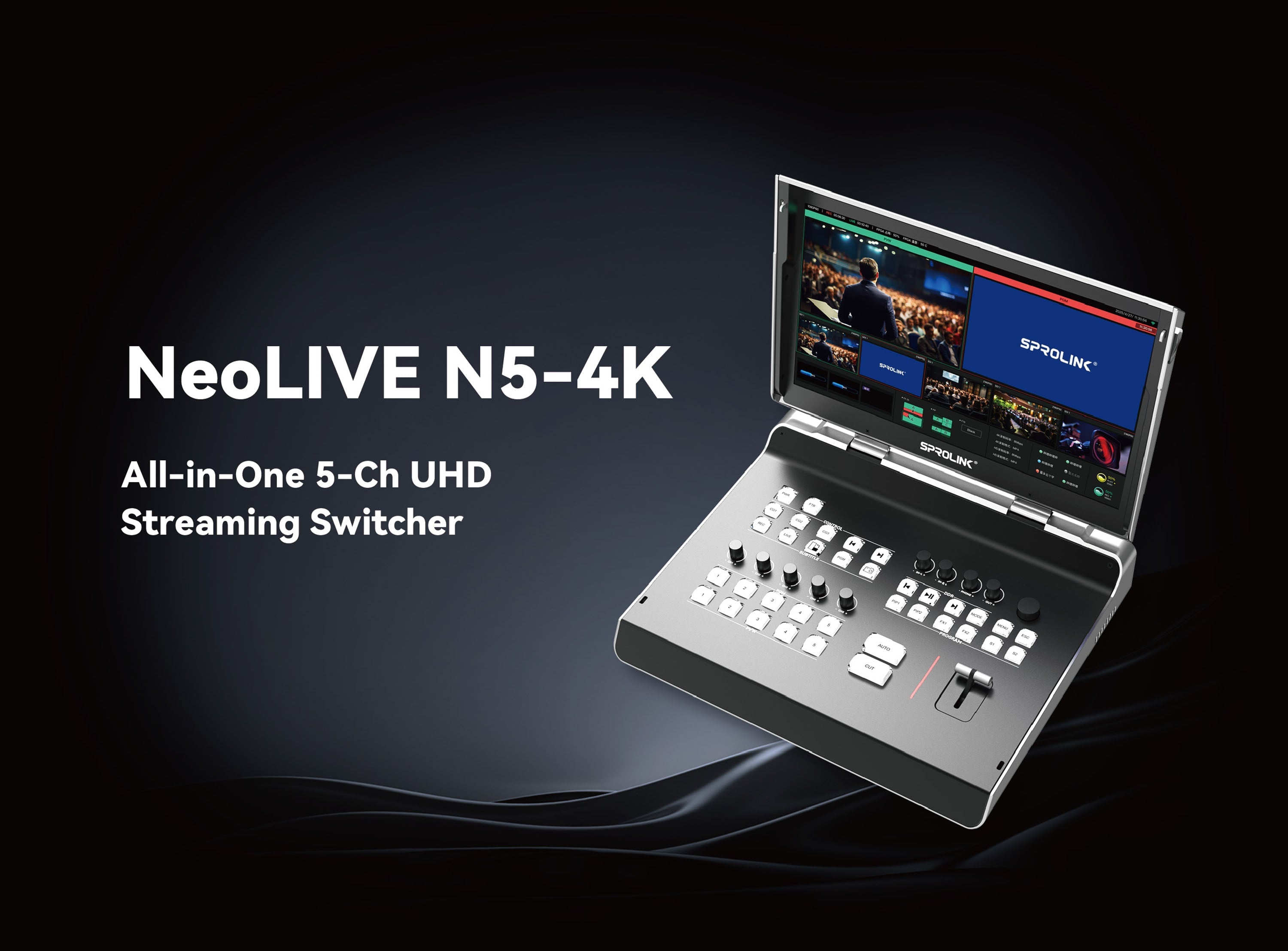 SPROLINK-Video Switcher Mixer, Video Capture Card，PTZ cameras