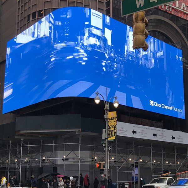 Media Storm In Times Square