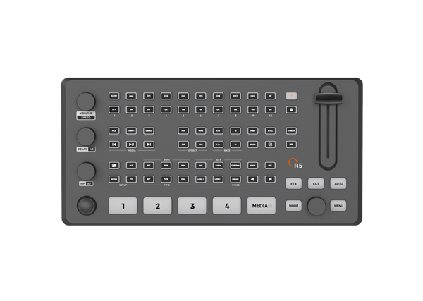 SPROLINK NeoLIVE R5/R5S Fully Upgraded Mutli-Functional  Live Streaming Switcher With Dual-HDMI, MV and PGM Output, Two 4K Input