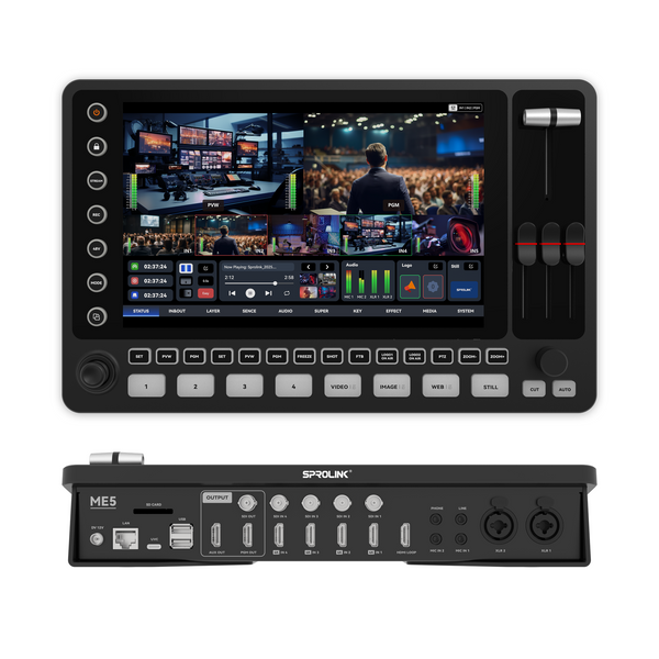 SPROLINK-Video Switcher Mixer, Video Capture Card，PTZ cameras