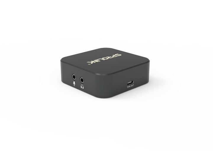Sprolink capture card with 3.5mm audio jack and type-c out.
