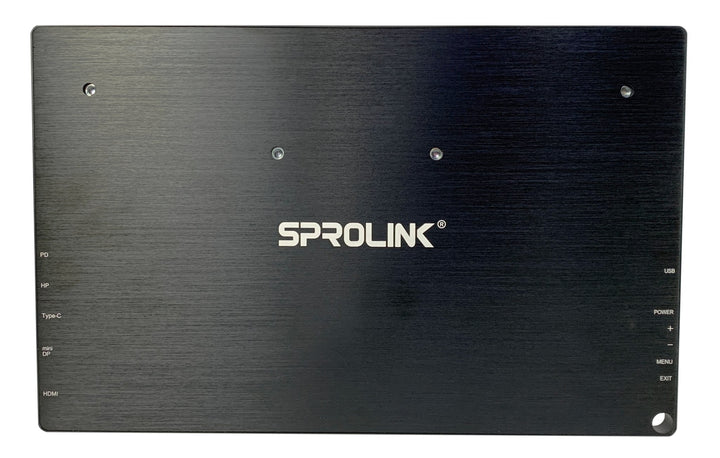Sprolink portable external monitor back appearance.